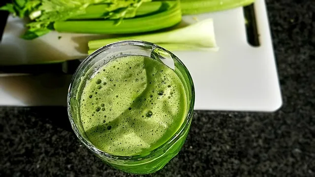 celery in glass